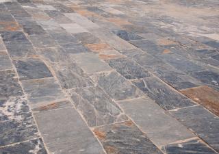 close up image of natural stone flooring